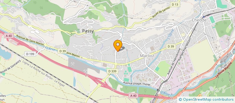 localisation de l'entreprise MADAME MARIE-CHRISTINE REOLON  PASSY