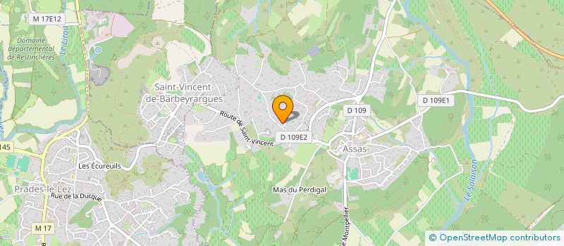 localisation de l'entreprise MADAME MARIE-CHRISTINE REVEL  ASSAS