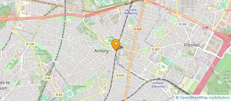 localisation de l'entreprise MADAME MARIE CHRISTINE RICHARD à ANTONY