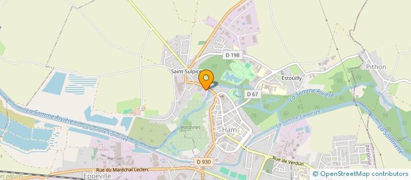 localisation de l'entreprise MADAME MARIE CHRISTINE RICHARD  HAM