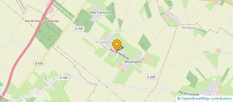 localisation de l'entreprise MADAME MARIE-CHRISTINE RICOU  FRAMICOURT