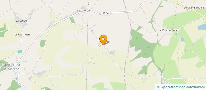 localisation de l'entreprise MADAME MARIE-CHRISTINE RICROT  SAINT-PRIEST-LA-MARCHE