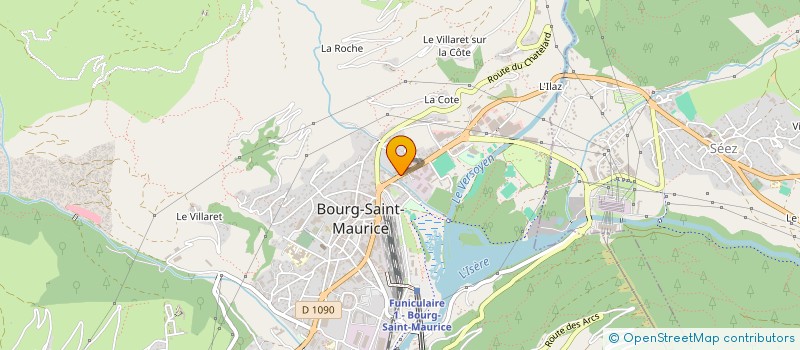 localisation de l'entreprise MADAME MARIE-CHRISTINE RIVAUD à BOURG-SAINT-MAURICE