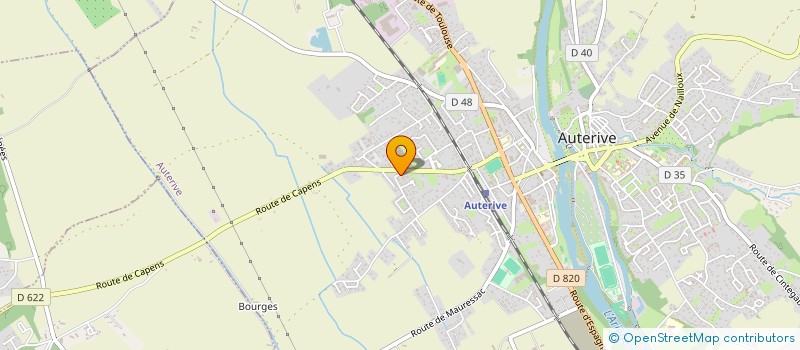 localisation de l'entreprise MADAME MARIE-CHRISTINE RIVES  AUTERIVE