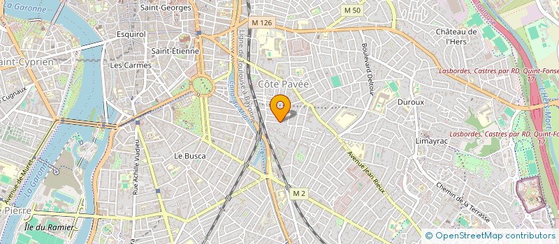 localisation de l'entreprise MADAME MARIE-CHRISTINE ROSSI  TOULOUSE