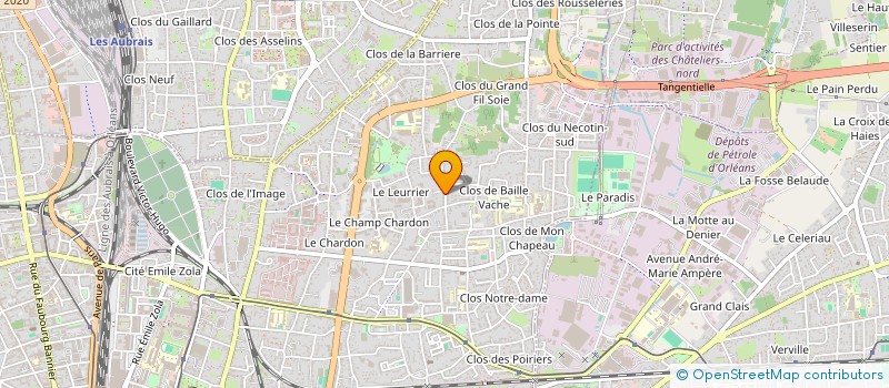 localisation de l'entreprise MADAME MARIE-CHRISTINE ROUET  ORLEANS