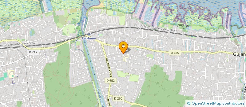 localisation de l'entreprise MADAME MARIE CHRISTINE RUREK  GUJAN-MESTRAS