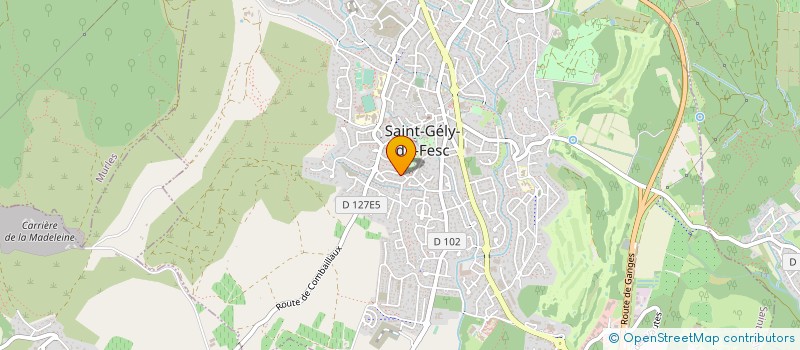 localisation de l'entreprise MADAME MARIE CHRISTINE SAGNET à SAINT-GELY-DU-FESC