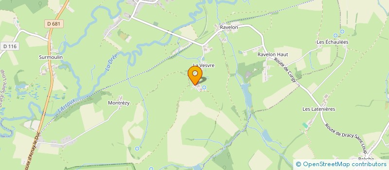 localisation de l'entreprise MADAME MARIE CHRISTINE SAUGEOT  DRACY-SAINT-LOUP