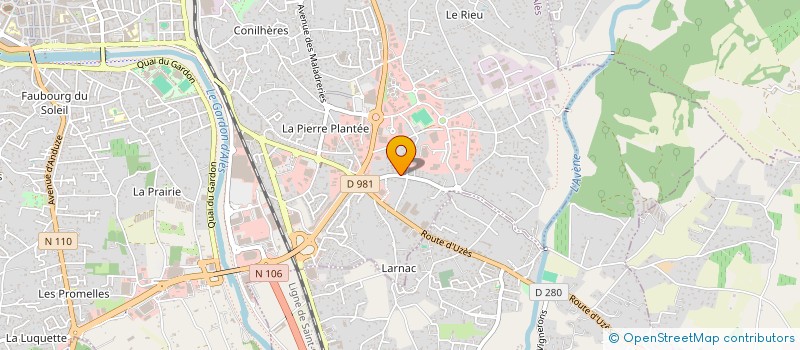 localisation de l'entreprise MADAME MARIE-CHRISTINE SAUNIER  ALES