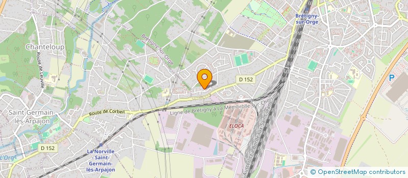 localisation de l'entreprise MADAME MARIE-CHRISTINE SAUVARD  BRETIGNY-SUR-ORGE