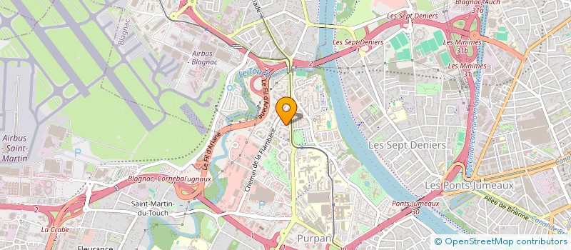 localisation de l'entreprise MADAME MARIE CHRISTINE SENAC à TOULOUSE