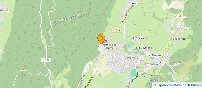 localisation de l'entreprise MADAME MARIE-CHRISTINE SIGAUD  LANS-EN-VERCORS