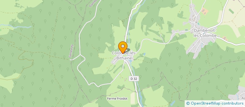 localisation de l'entreprise MADAME MARIE-CHRISTINE SIMONIN  DAMBENOIT-LES-COLOMBE