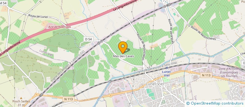 localisation de l'entreprise MADAME MARIE CHRISTINE SIMOUNEAU  LUNEL-VIEL