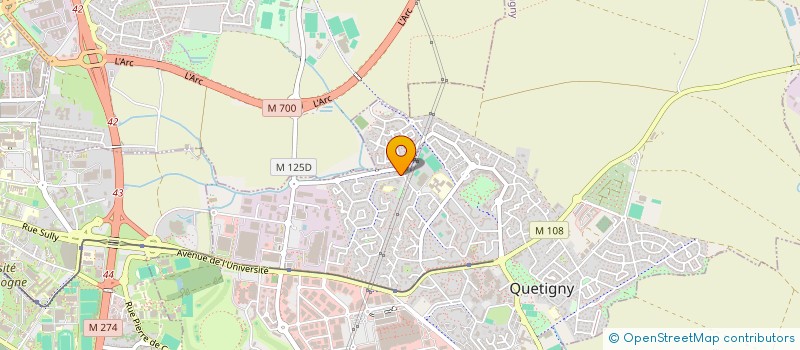 localisation de l'entreprise MADAME MARIE-CHRISTINE STAWIECKI à QUETIGNY