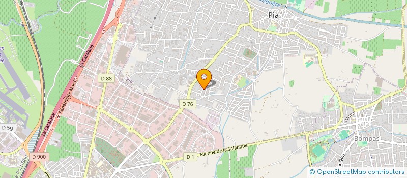 localisation de l'entreprise MADAME MARIE-CHRISTINE TCHOUA  PIA