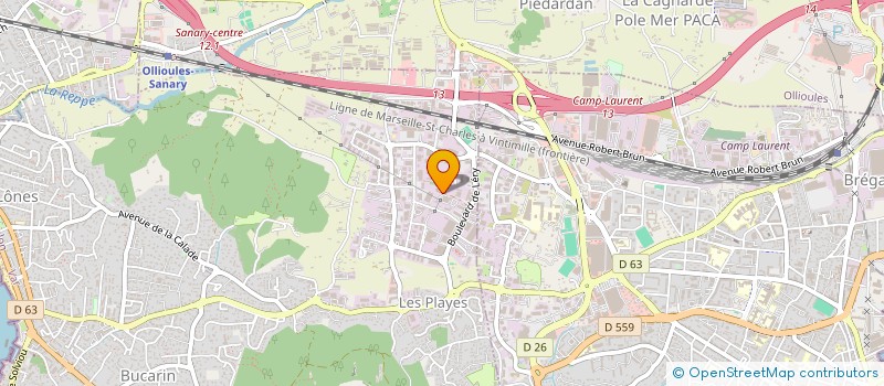 localisation de l'entreprise MADAME MARIE-CHRISTINE TENZA à SIX-FOURS-LES-PLAGES