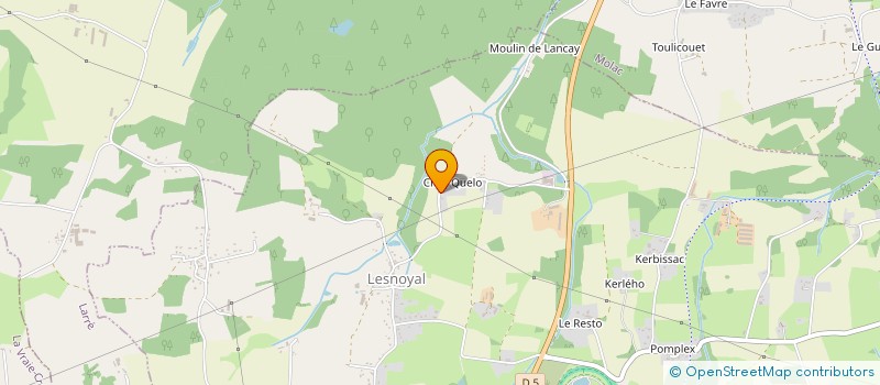 localisation de l'entreprise MADAME MARIE-CHRISTINE THIEBAUT  QUESTEMBERT