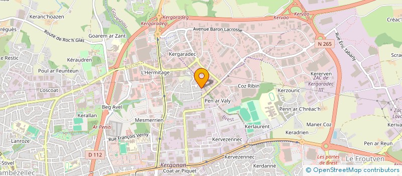 localisation de l'entreprise MADAME MARIE-CHRISTINE THOMAS à BREST