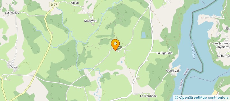 localisation de l'entreprise MADAME MARIE-CHRISTINE THOMAS à SARROUX - SAINT JULIEN