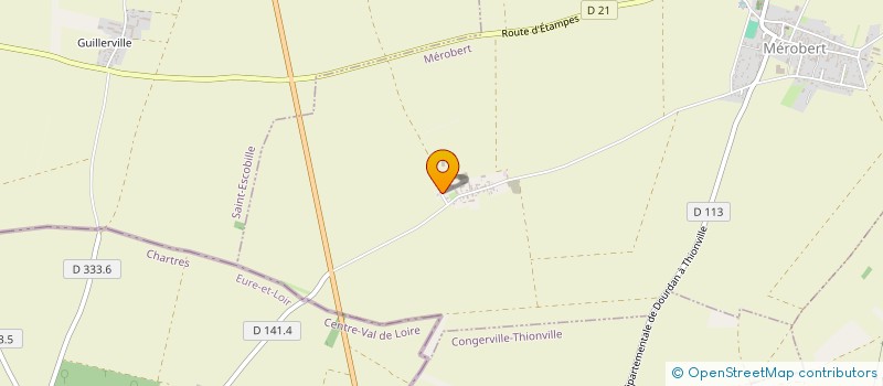 localisation de l'entreprise MADAME MARIE-CHRISTINE THOMIN  MEROBERT