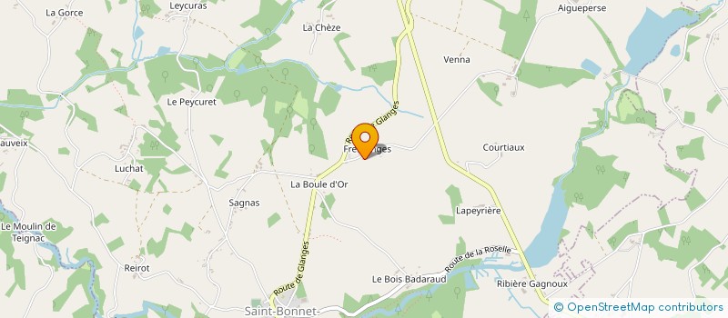 localisation de l'entreprise MADAME MARIE-CHRISTINE VERNAY à SAINT-BONNET-BRIANCE