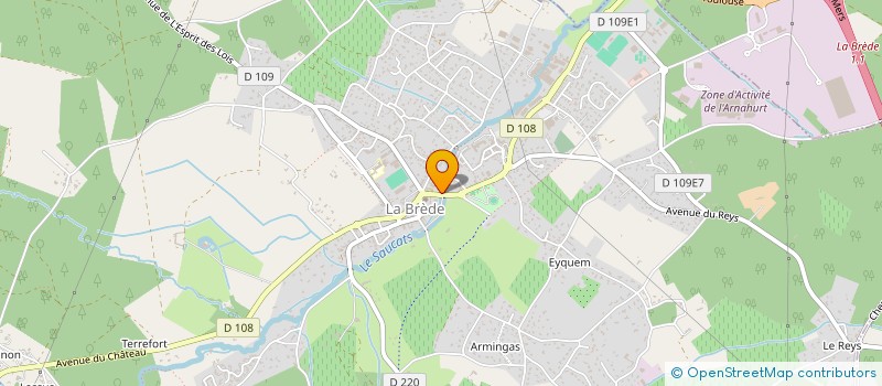 localisation de l'entreprise MADAME MARIE-CHRISTINE VICENTE  MARTILLAC