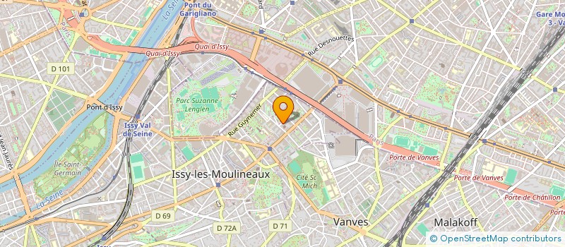localisation de l'entreprise MADAME MARIE CHRISTINE VIDAL à ISSY-LES-MOULINEAUX