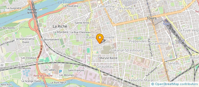 localisation de l'entreprise MADAME MARIE-CHRISTINE VIGO  TOURS