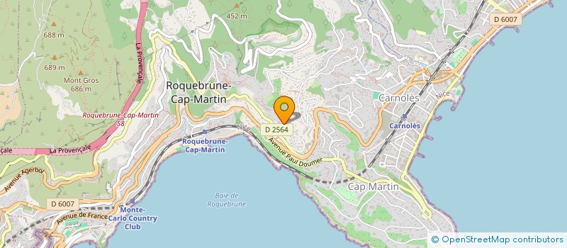localisation de l'entreprise MADAME MARIE-CHRISTINE VOLOT  ROQUEBRUNE-CAP-MARTIN