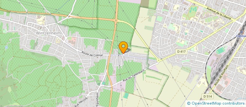 localisation de l'entreprise MADAME MARIE-CHRISTINE ZAMMIT  WINTZENHEIM