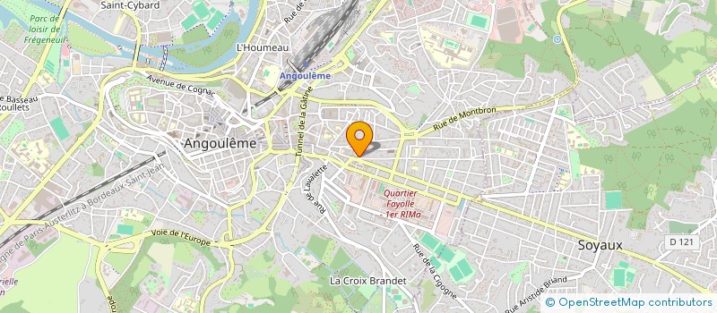 localisation de l'entreprise MADAME MARIE CHRISTOPHEL à ANGOULEME