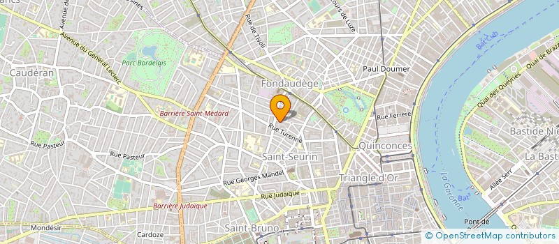 localisation de l'entreprise MADAME MARIE CHROMY à BORDEAUX