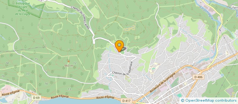 localisation de l'entreprise MADAME MARIE-CHRSTINE LOTZ  GERARDMER