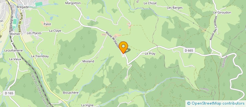 localisation de l'entreprise MADAME MARIE-CHRYSTELLE JALLAGUIER  AMPLEPUIS