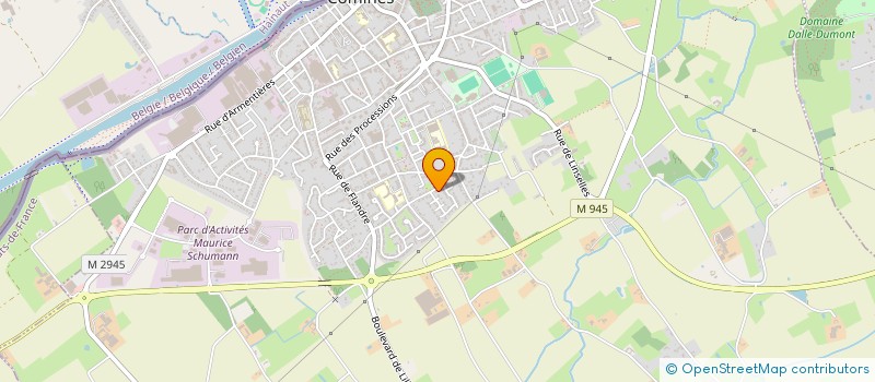 localisation de l'entreprise MADAME MARIE CHUFFART à COMINES