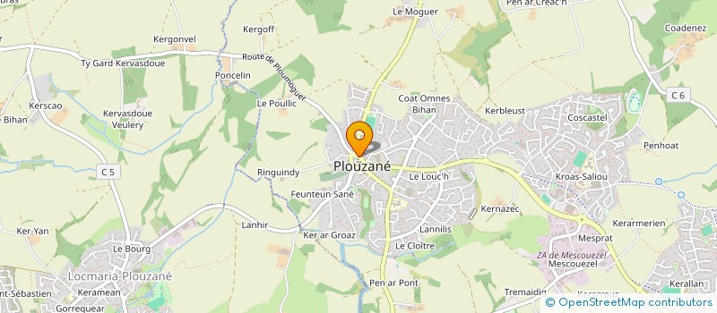 localisation de l'entreprise MADAME MARIE CHUNG  PLOUZANE