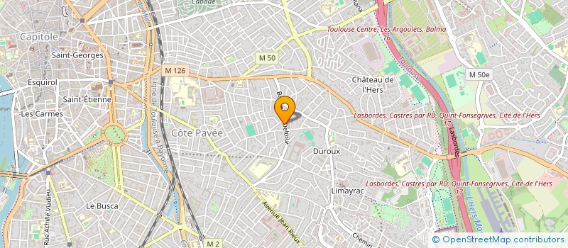 localisation de l'entreprise MADAME MARIE CILLEROS à TOULOUSE