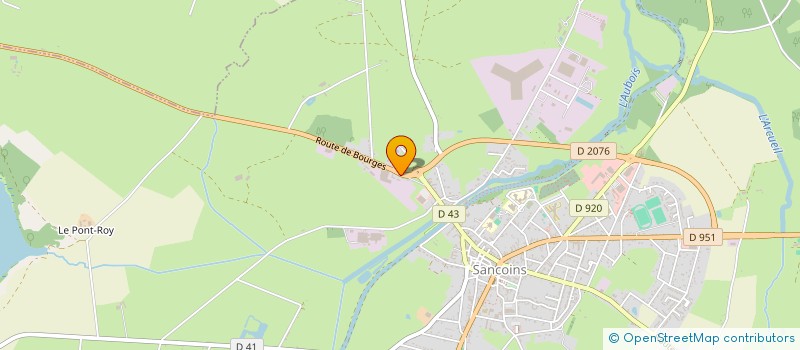 localisation de l'entreprise MADAME MARIE CILOT  SANCOINS