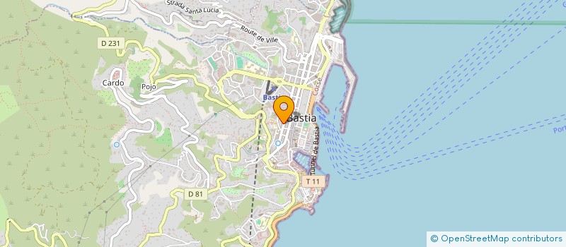 localisation de l'entreprise MADAME MARIE CIMA à BASTIA