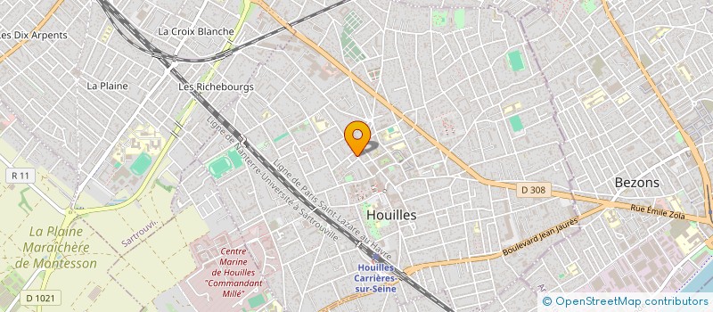 localisation de l'entreprise MADAME MARIE CIPOLLONE à HOUILLES