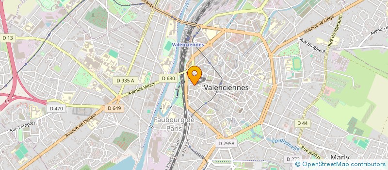 localisation de l'entreprise MADAME MARIE-CL HOGARD à VALENCIENNES