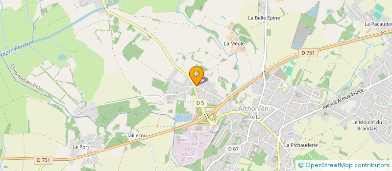 localisation de l'entreprise MADAME MARIE-CLAIRE ALLAIN  CHAUMES-EN-RETZ