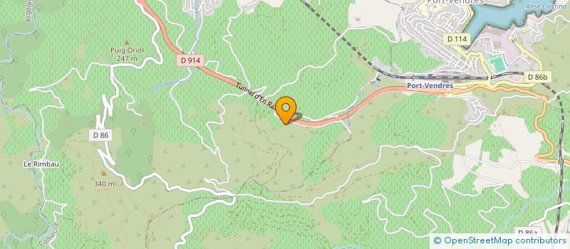 localisation de l'entreprise MADAME MARIE-CLAIRE AUGE  COLLIOURE