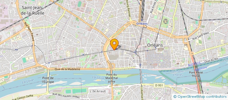 localisation de l'entreprise MADAME MARIE-CLAIRE BARA  ORLEANS