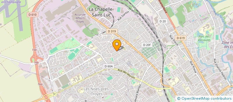 localisation de l'entreprise MADAME MARIE-CLAIRE BARBILLON  LA CHAPELLE-SAINT-LUC