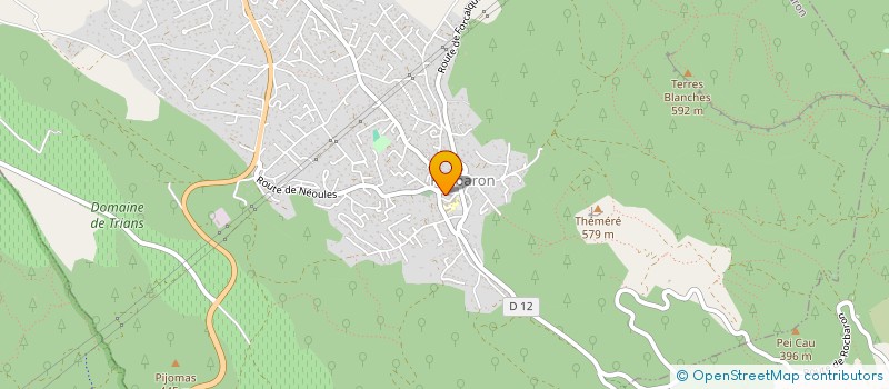 localisation de l'entreprise MADAME MARIE CLAIRE BAZILLIO  ROCBARON