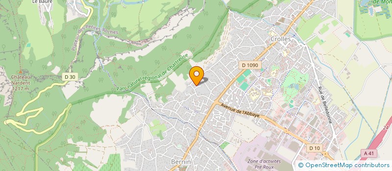 localisation de l'entreprise MADAME MARIE CLAIRE BISCARAT  CROLLES