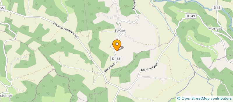 localisation de l'entreprise MADAME MARIE CLAIRE BONNEFEMME  LACRABE